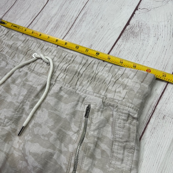Athleta Cabo Tide Linen Jogger - 10 - Women's pants tan neutral camo beach - Picture 13 of 16